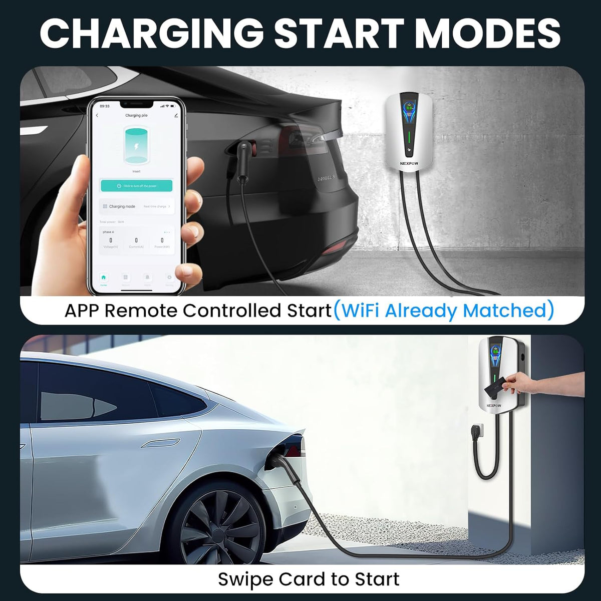 Level 2 EV Charger with 25FT Cable E71895