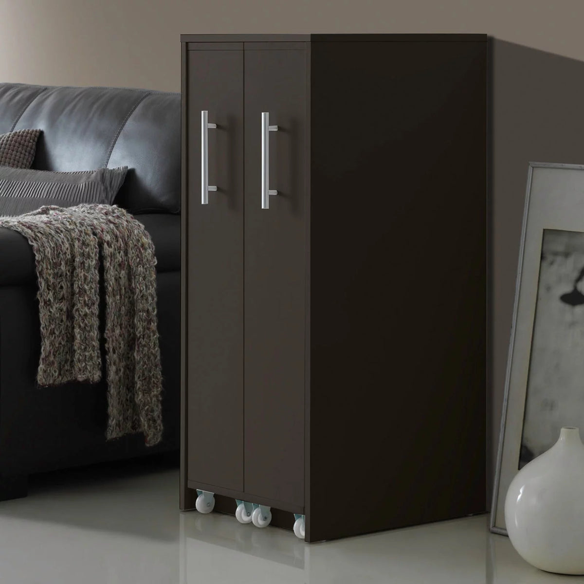 Brown Media Storage Cabinet M625