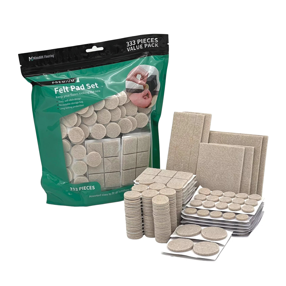 Felt Furniture Pads 333 Pc S253