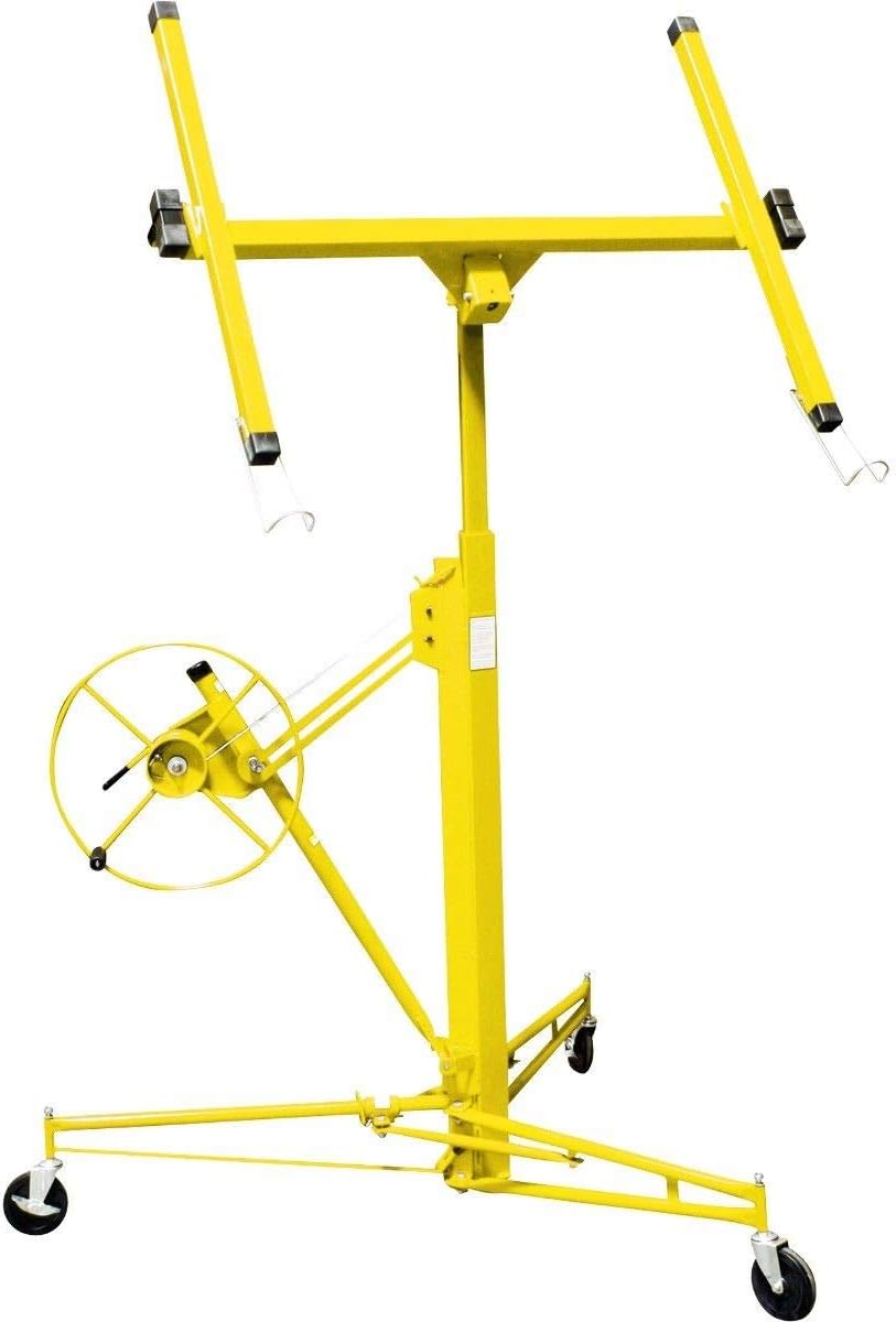 16 ft Drywall Rolling Lift Panel Hoist Jack with Caster Wheel Y337