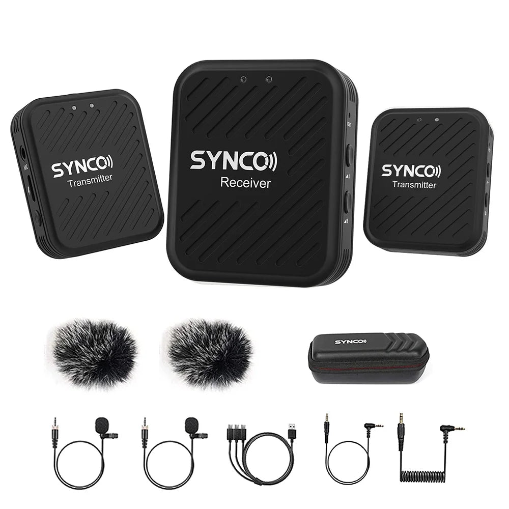 Wireless Microphone System with 2 Lavalier Microphones H1815