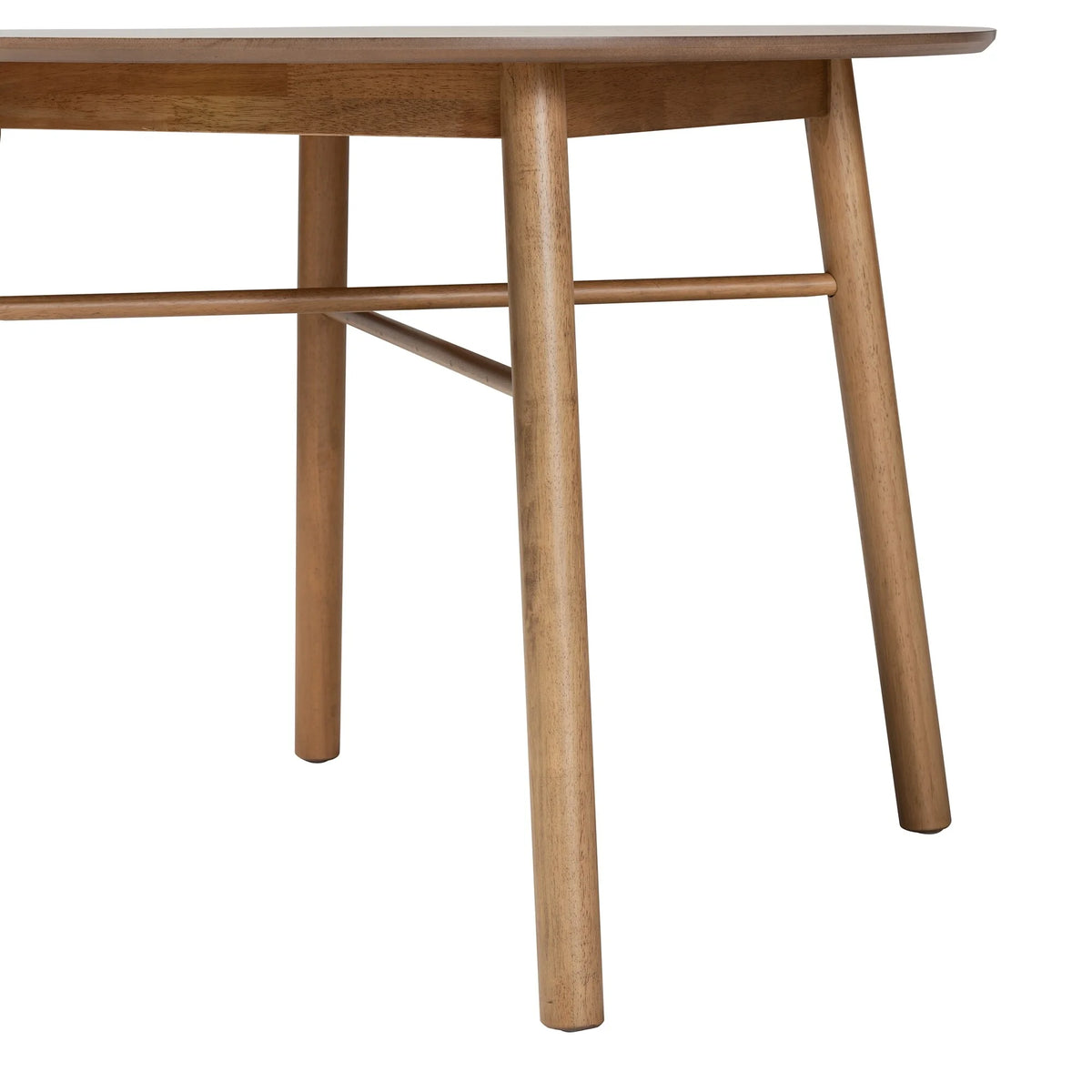 Oak Brown Rubberwood Dining Table O635