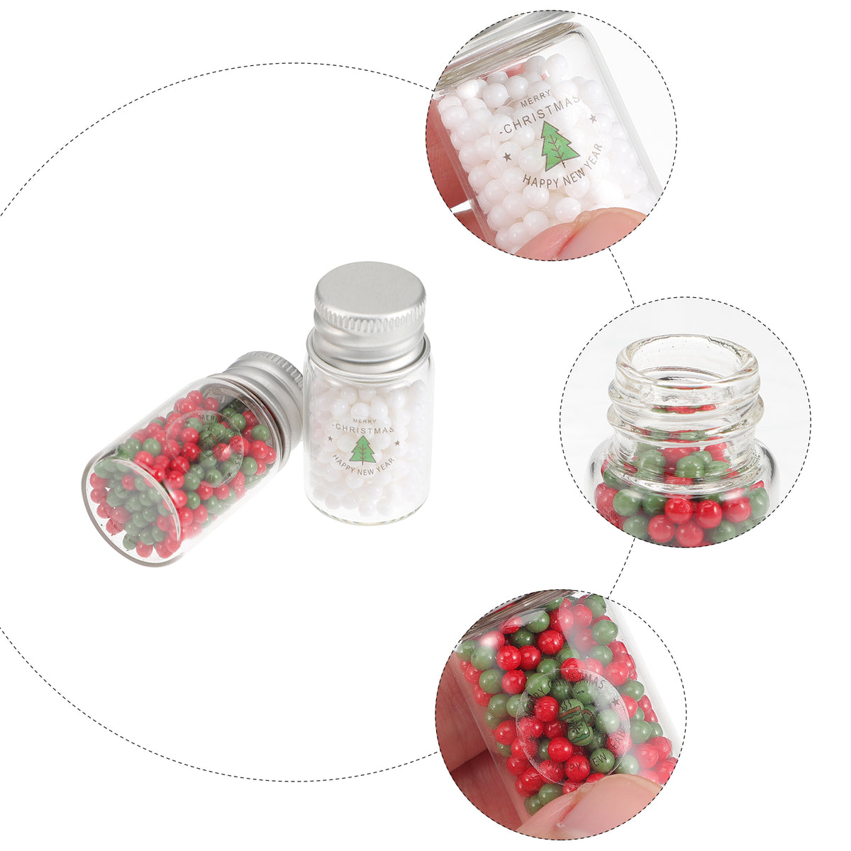 12 pcs Miniature Christmas Doll House Candy Props R472
