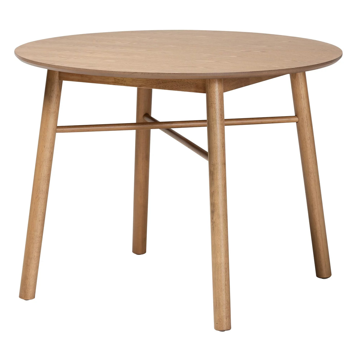 Oak Brown Rubberwood Dining Table O635