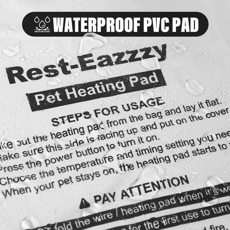 Pet Heating Pad with Removable Cover V402