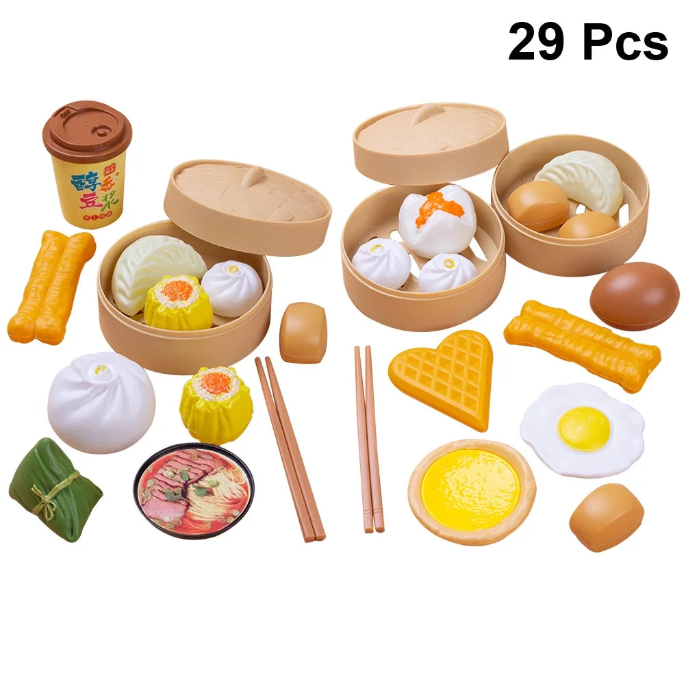 29pcs/2 Sets Kid Cooking Toys Kitchen Toys O47606