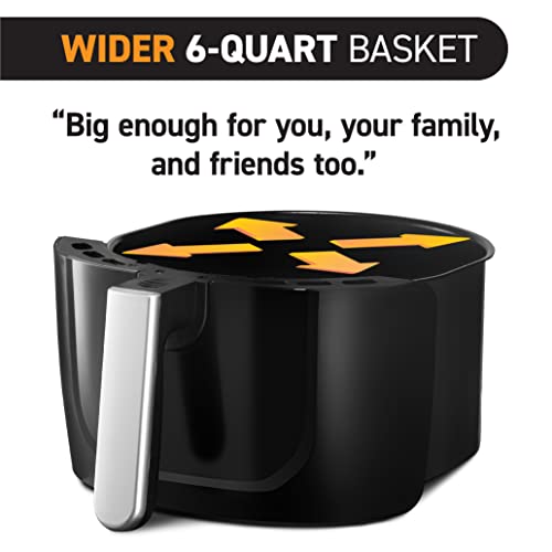 Black and Stainless Steel Air Fryer Oven with 12 Presets Z94798