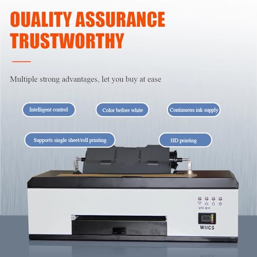 DTF Printer with Automatic White Ink Agitation and Timed Circulation Q412