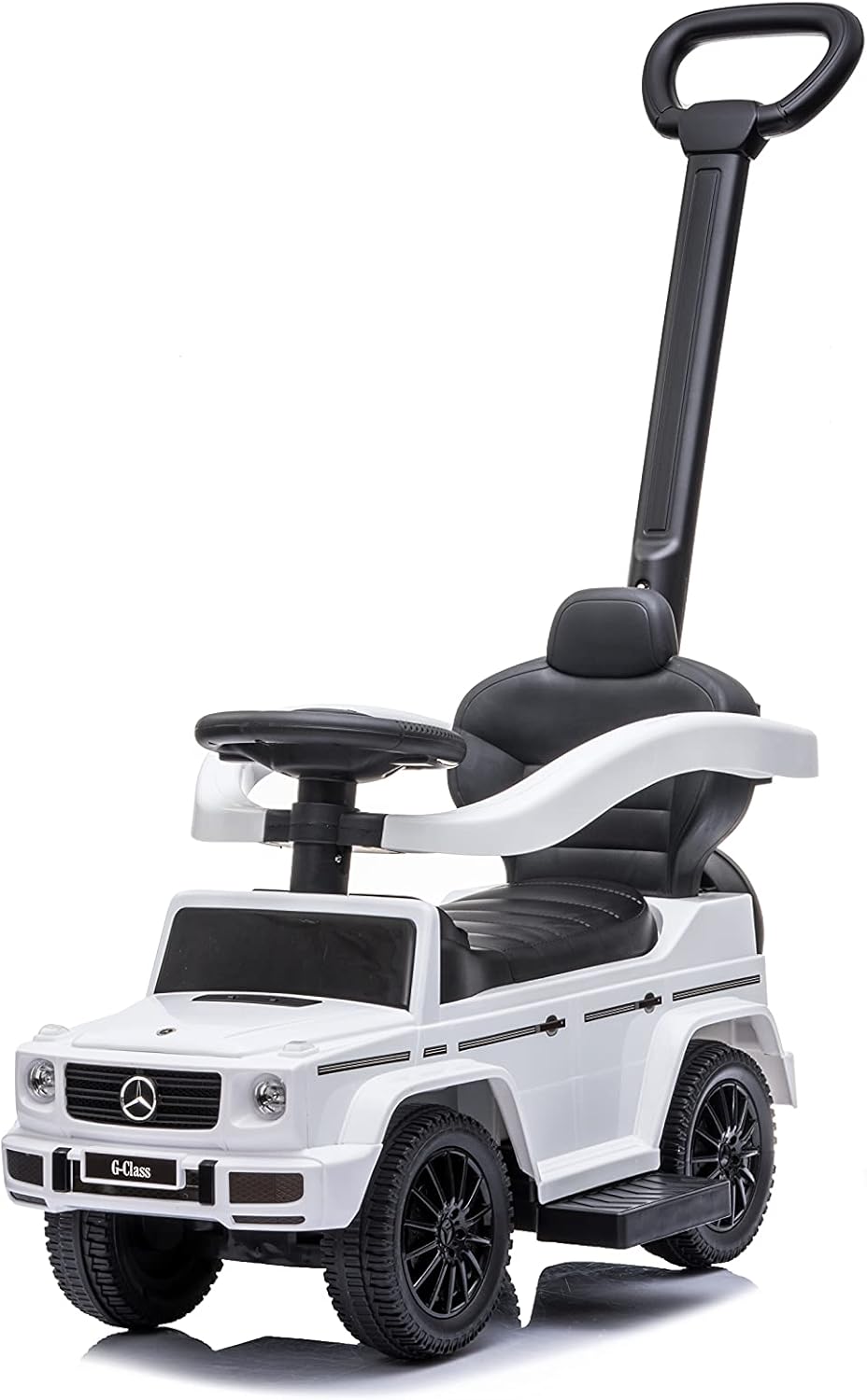 Black 3 in 1 Push Ride On Car W5714