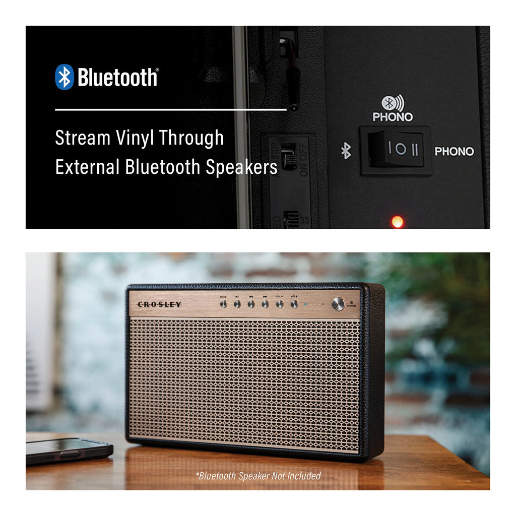 Vinyl Record Player with Bluetooth Speakers H437