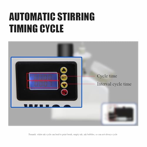DTF Printer with Automatic White Ink Agitation and Timed Circulation Q412