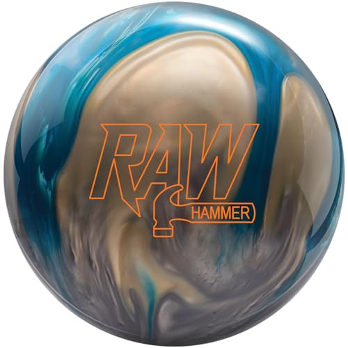 Hammer Raw Blue/Silver Pearl Bowling Ball A500