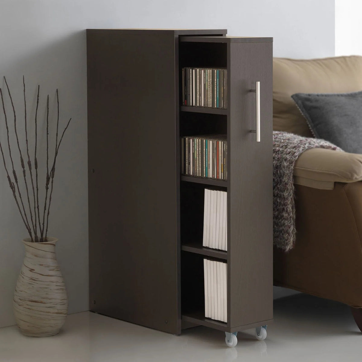 Brown Media Storage Cabinet M625