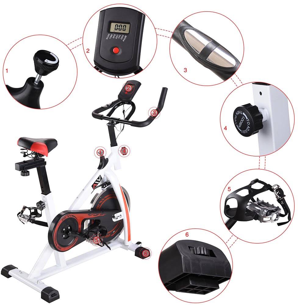 White Indoor Exercise Bike A97912