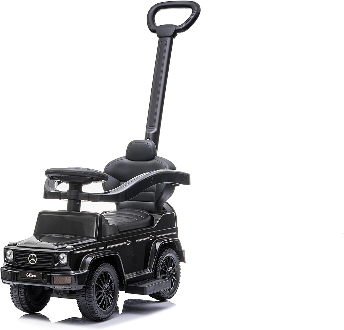 Black 3 in 1 Push Ride On Car W5714