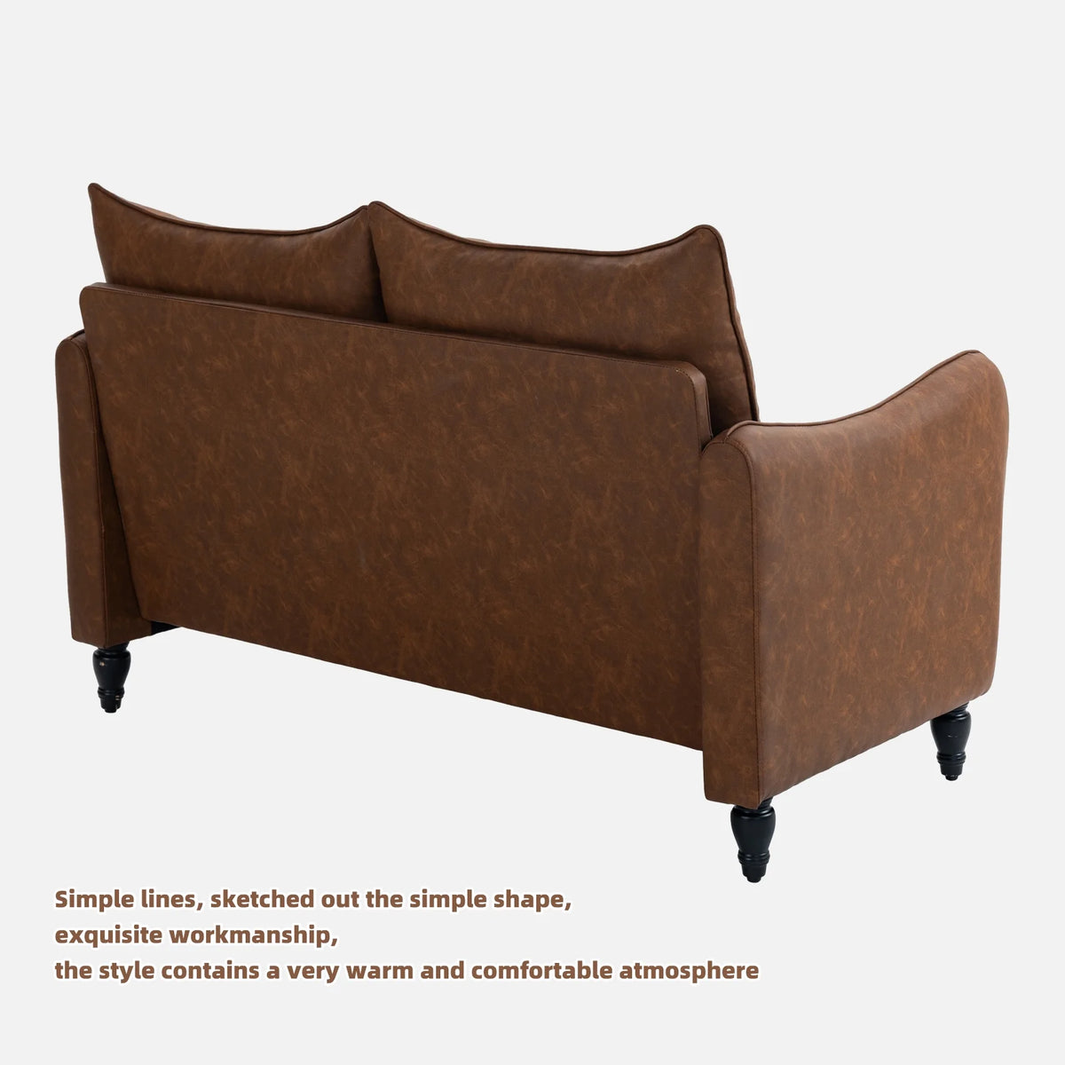 53" Small Upholstered Loveseat Sofa X6328