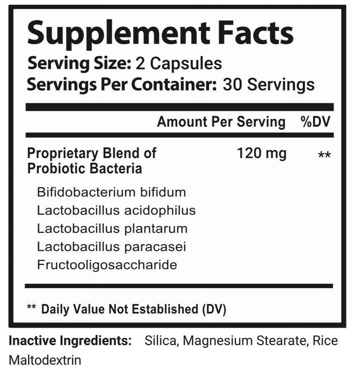 Prostate Health Supplement Pills 60 Capsules R89148