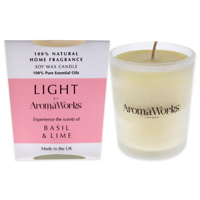 Basil and Lime 2.65 oz Candle G9804