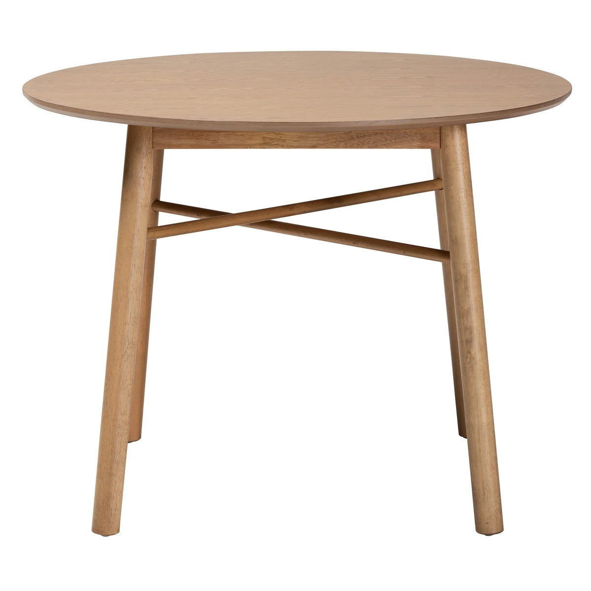 Oak Brown Rubberwood Dining Table O635